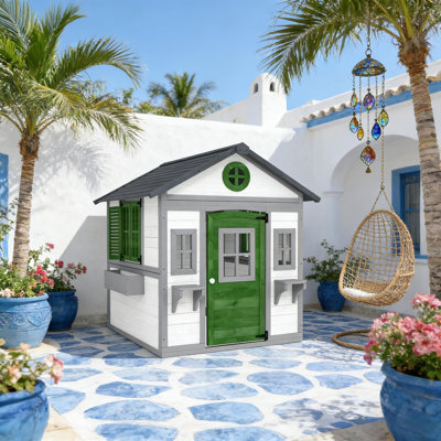 Maison d'extérieur pour enfants, maisonnette en bois