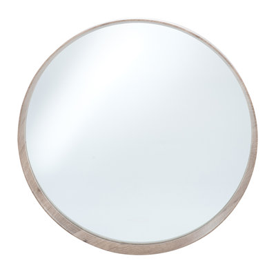 Maderia Wood Flat Wall Mirror