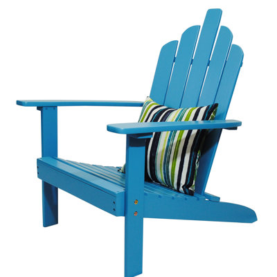 Chaise Adirondack en bois massif Ivania