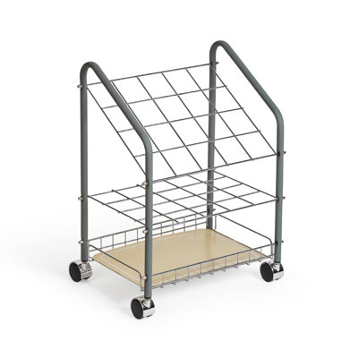 Steel Wire Roll File Cart