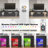 Manjesh  63'' Media Console, TV Stand for TV up to 70",Entertainment Center with LED Lights-633386167