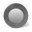 Rahi Round Aluminum Mirror-2042789726