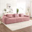 Canapé modulaire sans siège à 3 places - tissu velours côtelé, canapé Cloud, siège très profond, coussins décoratifs-323401618-323401620-323401622