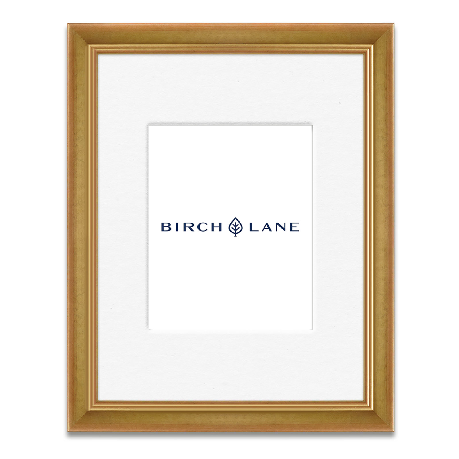 Wood Picture Frame with Mat, Gold, 18" x 24"