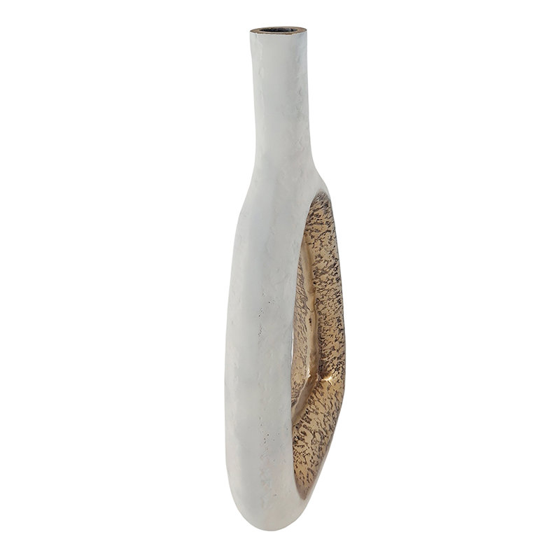 9X2x15.5" Decorative Vase, 15.7" H x 9" W x 2" D