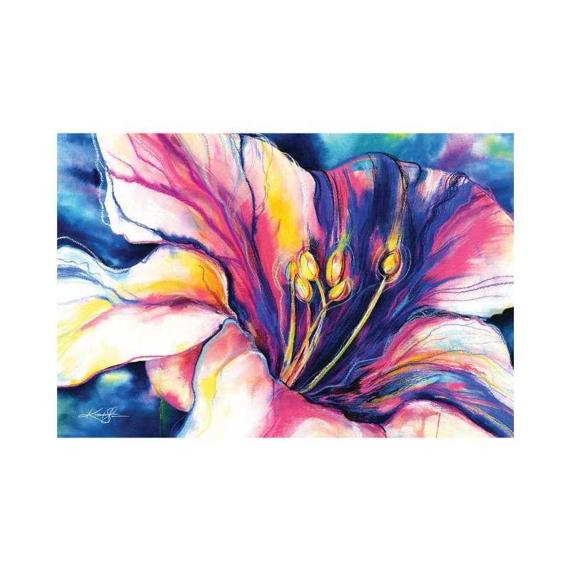 Big Flower by Kathy Morton Stanion - Wrapped Canvas Gallery-Wrapped Canvas Giclée, 152.5 cm H x 101.5 cm W