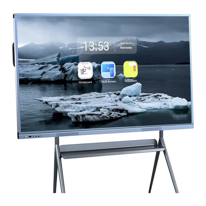 JYXCN Tableau blanc électronique tactile 55 po à système double pour réunions d'affaires