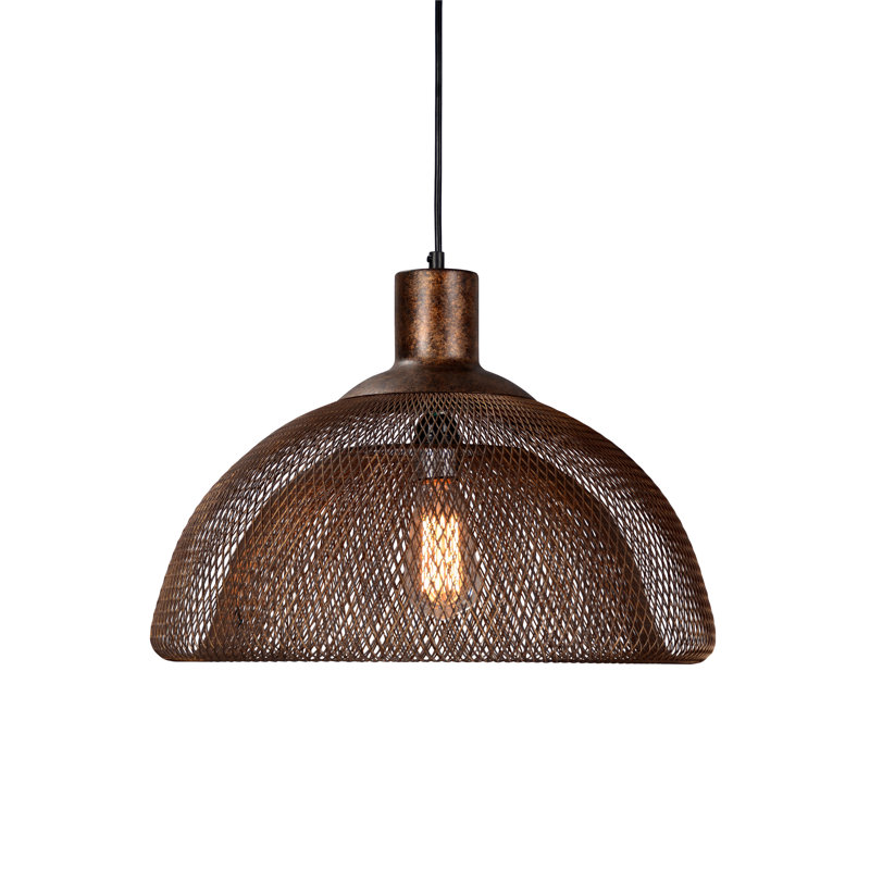 Gagliano 1 - Light Pendant, Brown, 15" H x 18" W x 18" D