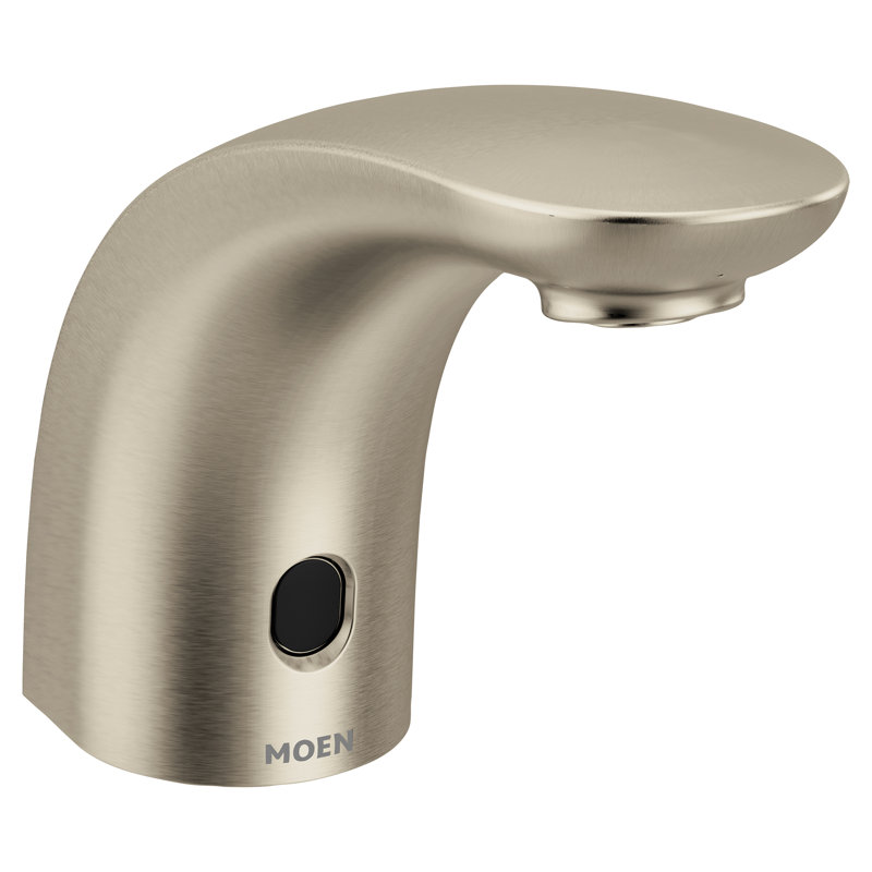 Robinet pour salle de bain à un trou avec capteur M-Power, Nickel brossé