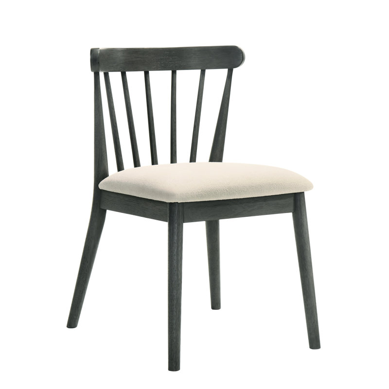 Chaises de salle à manger pliantes rustiques grises 2 pièces avec structure en bois massif, sièges confortables, facile à assembler pour les chaises de jardin, structure, espaces extérieurs à installation simple
