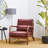 Jabarius Faux Leather Armchair-224800019