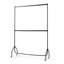 Two Tier Heavy Duty Clothes Rail Garment Hanging Rack In Black-824568813