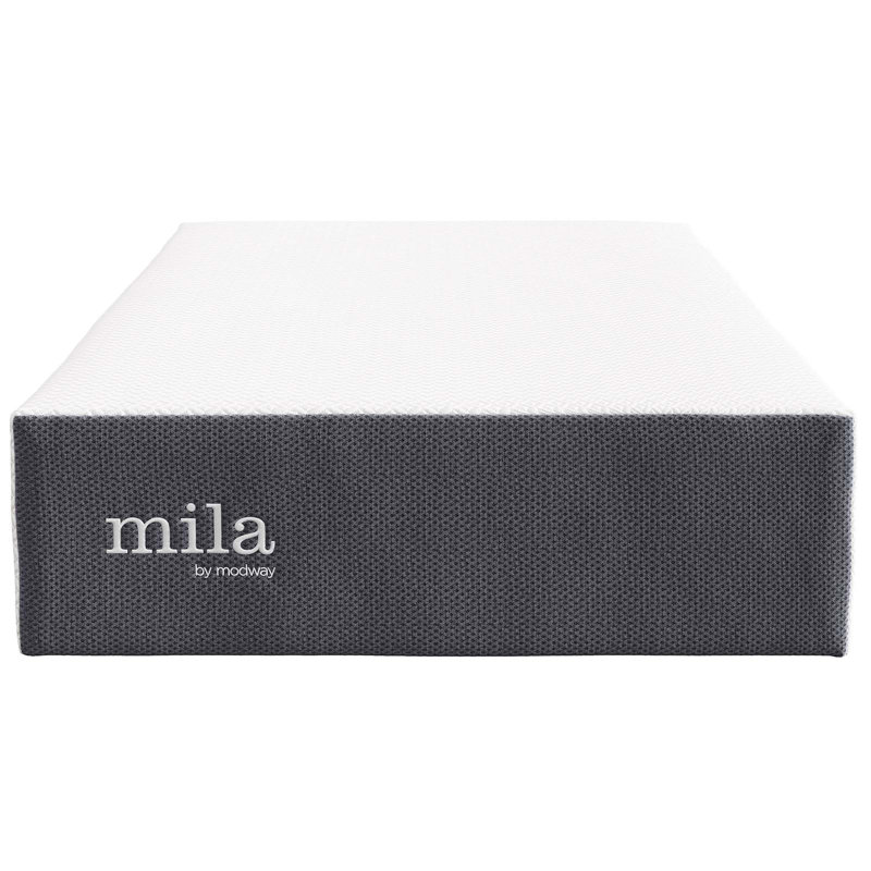Matelas en mousse à mémoire de forme de 12 po Modway Mila, Lit simple