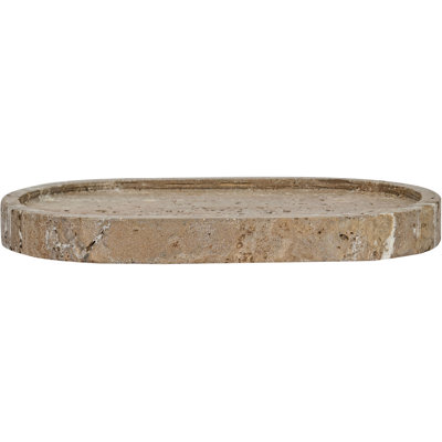 Ophelia Grey Travertine Tray