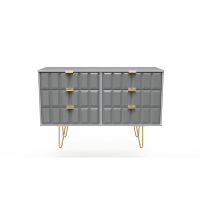 Allem 115cm W 6 - Drawer Chest of Drawers
