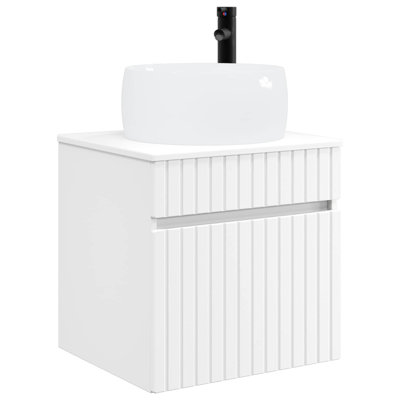 Single Bathroom Vanity with Ceramic Basin