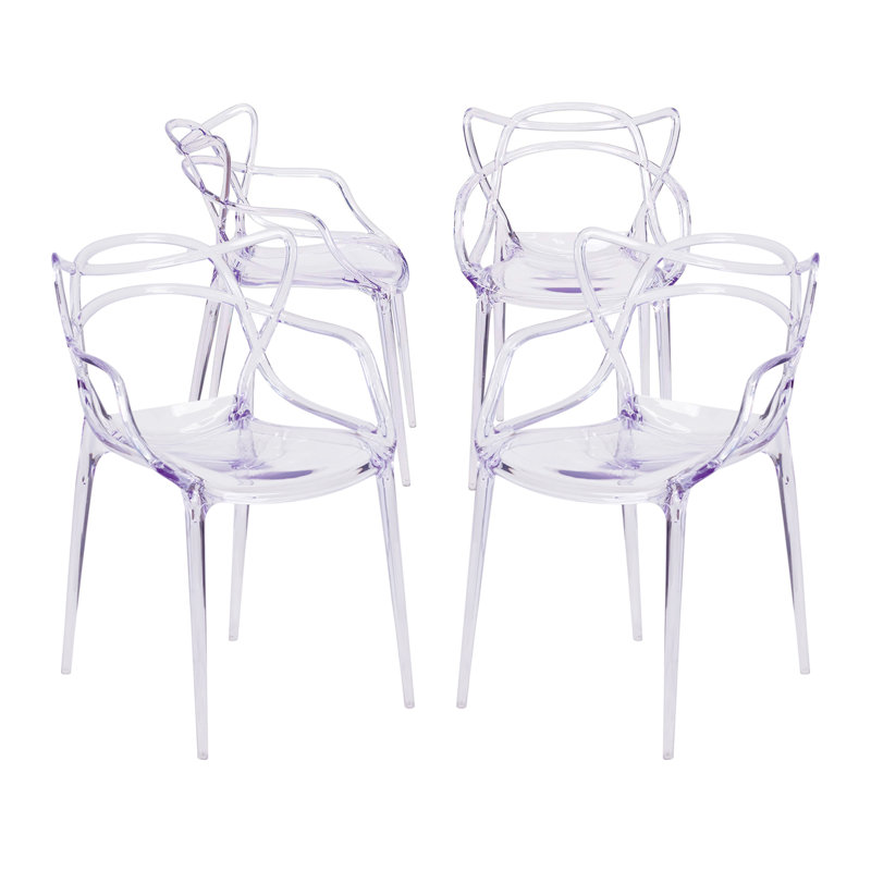 Modholic Nest Dining Chair, Clear
