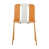 Blanc / orange / beige