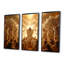 Jaune et blanc, portrait religieux, anges II - Portrait d'art mural, ensemble d'art mural-107192363-107192372