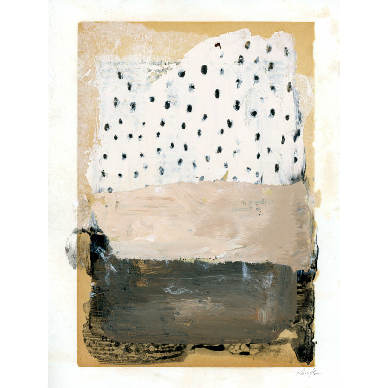 " Neutral Collage III ", 16" H x 12" W