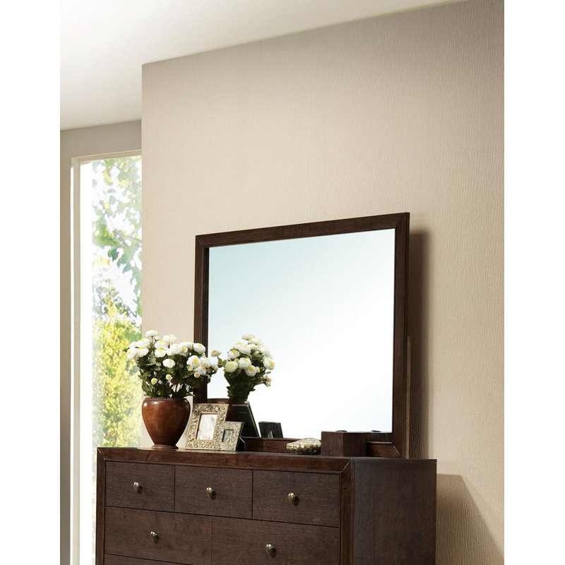 Espresso Finish Mirror