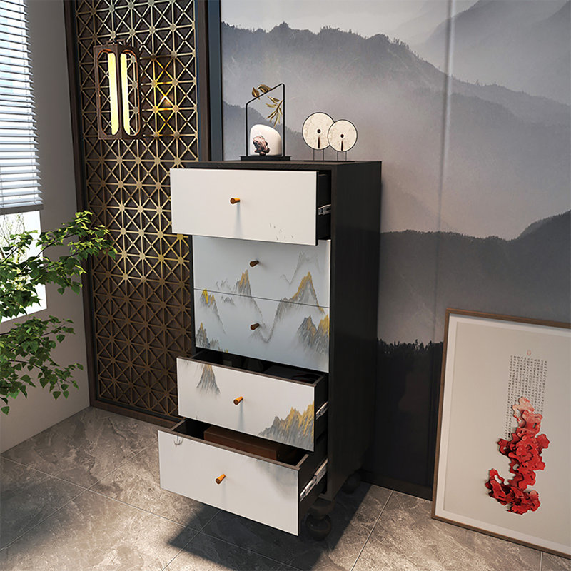 Armoire décorative simple et multifonctionnelle rétro