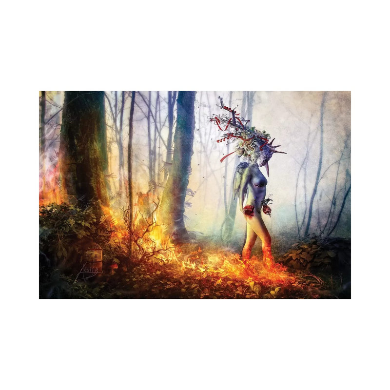 «Trust In Me», reproduction sur toile tendue, H 12 po x l 18 po x 1,5 po, Toile tendue