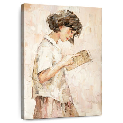 Senne Young Girl Reading A Book
