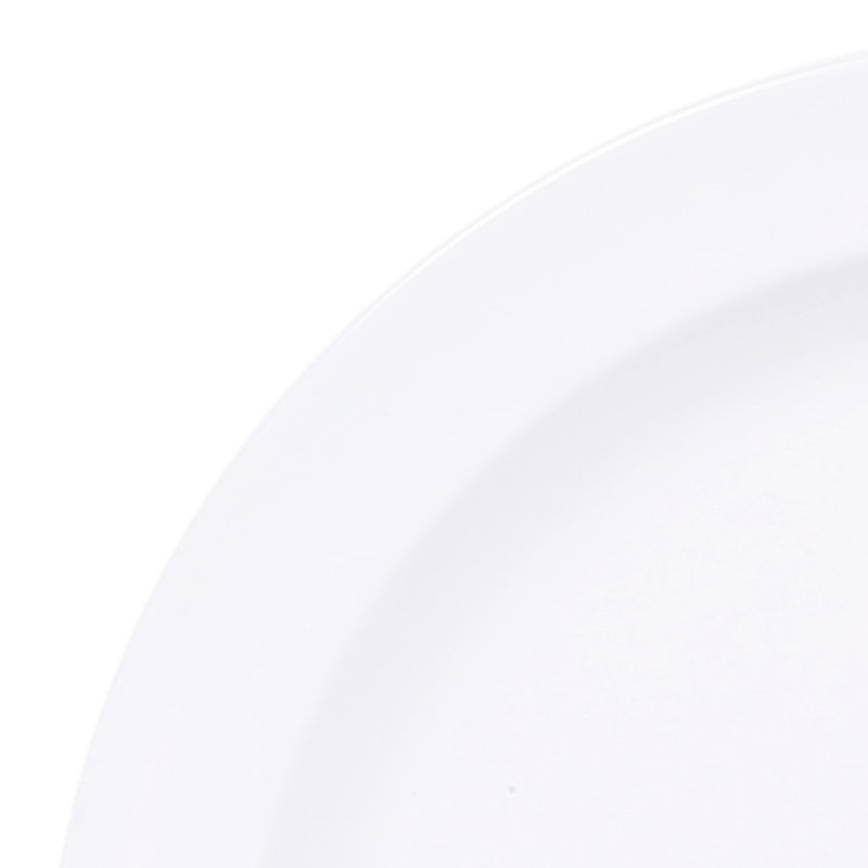 Simplicity 6.5" Melamine Appetizer Plate, White