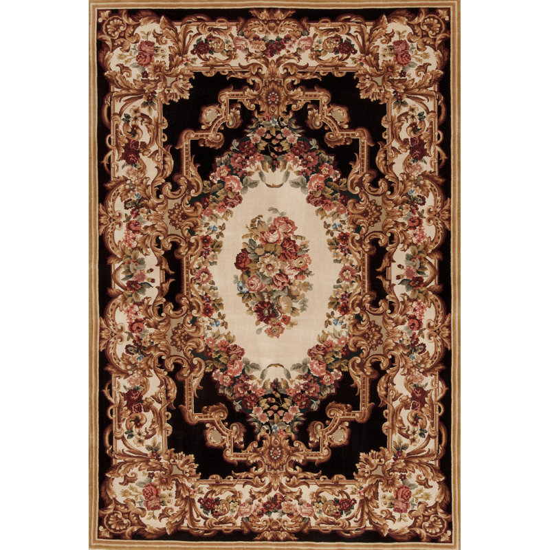 Sino Aubusson Collection Hand Knotted Wool Area Rug