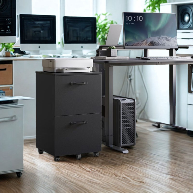 File Cabinet, Black