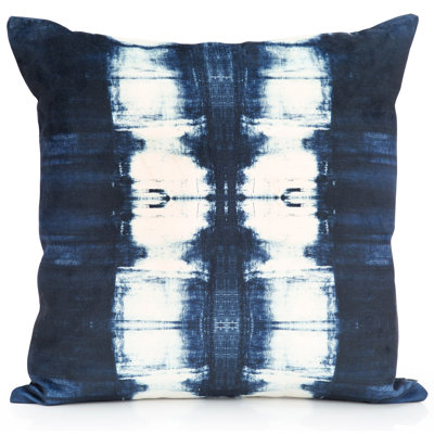 Abstract Velvet Reversible Throw Pillow
