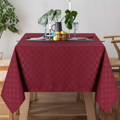 Nappe imperméable et facile à nettoyer avec arbre de Noël et flocon de neige