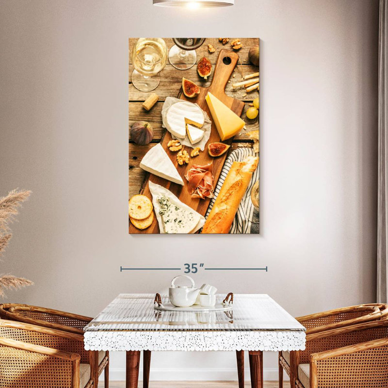 Yarlin Wine And Cheese Snacks, 48" H x 32" W