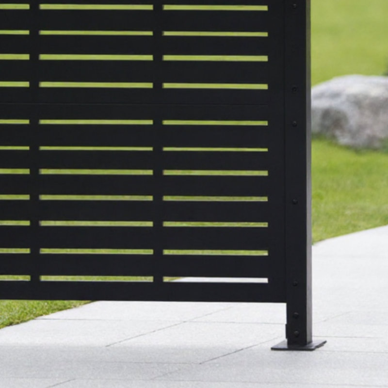 Enceinte de jardin multi-usage pour écran noir