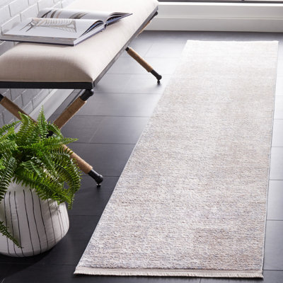 Quentel Abstract Area Rug in Grey/Beige/Blue