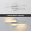 Azayleah Aluminium Indoor LED Wall Sconce-708147991-711924713