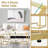 Imela Tempered Glass Top Coffee Table