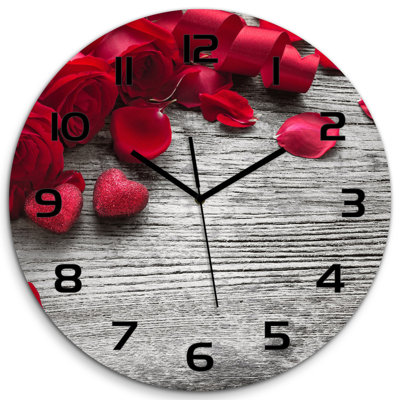 Johnisha Glass Wall Clock