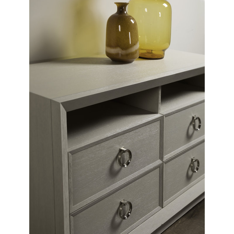 Signature Designs Zeitgeist White Media Console, White