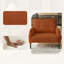 Upholstered Corduroy Accent Chair