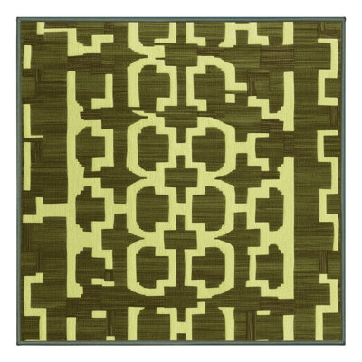 Tapis vert en treillis lavable à la machine