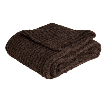 Jeté doux et moelleux en peluche pour canapé et lit