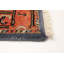 Tapis bleu marine en laine noué à la main Serapi Heritage 2 pi 7 po x 10 pi 2 po