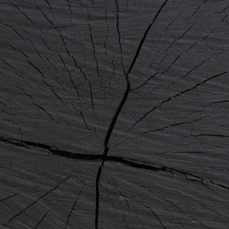 Vesto End Table-Black Resin
