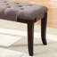 Banc capitonné Linon, tissu