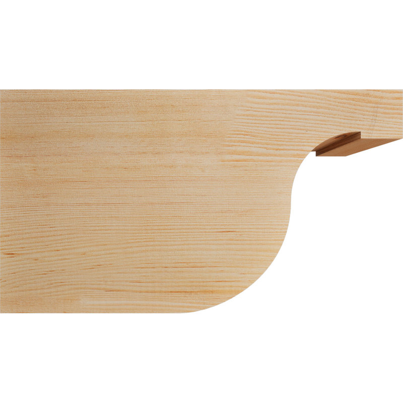 Queue de chevron lisse Del Monte, Sapin de Douglas, H 10 po x l 18 po x P 5,5 po