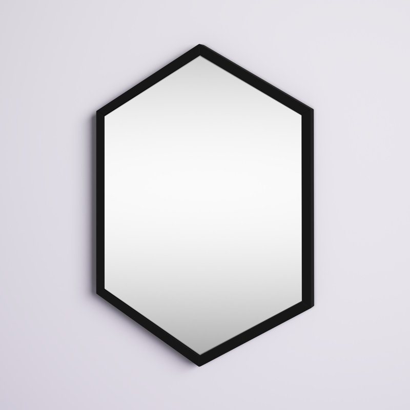 Effervescence Mirror, 31" x 22", Black