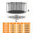 Trampoline with Safety Enclosure Net Jumping Mat,Easy Installation