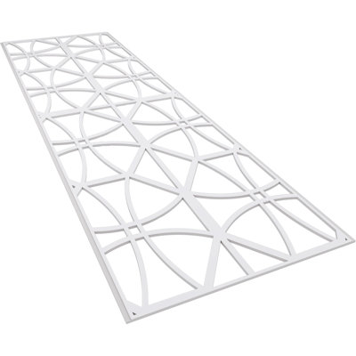 28.25'' H x 94.5'' W x 0.375'' D Expanded Cellular PVC Wainscot Paneling